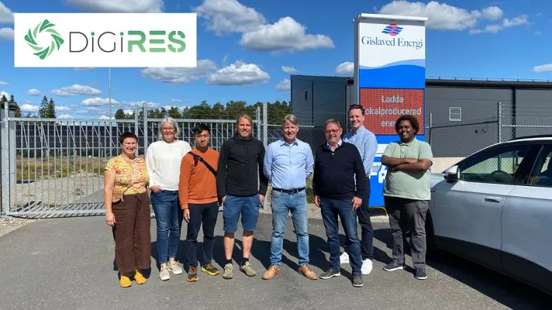 DigiRES partners visiting Gislaved Energipark in Sweden