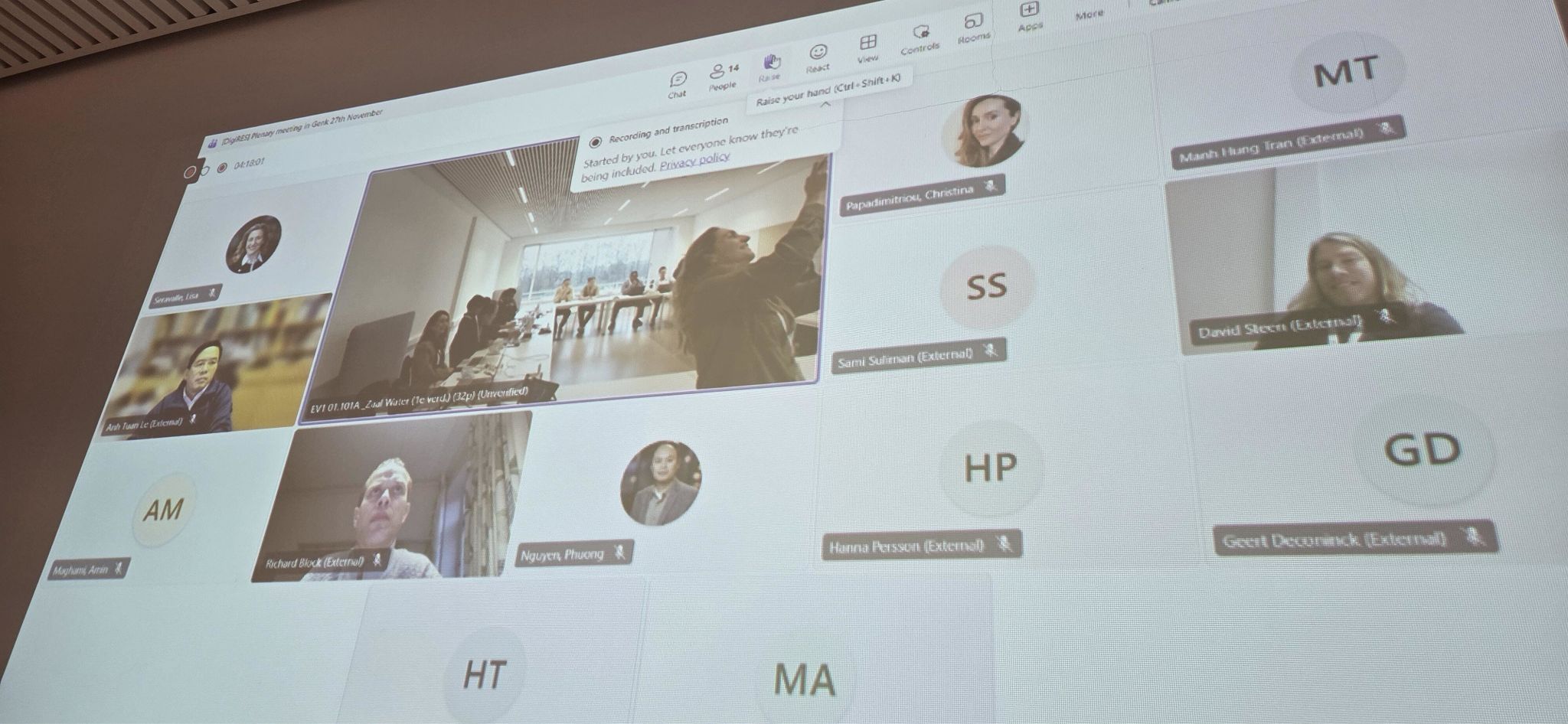 Photo at DigiRES Plenary Meeting in Genk, Belgium